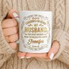 Congrats On Being My Husband, Floral Designs - Personalized Custom Coffee Mug - HSB086_MG Congrats On Being My Husband, Floral Designs - Personalized Custom Coffee Mug - HSB086_MG