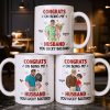 Congrats On Being My Husband, Hearts and Couple Design - Personalized Custom Coffee Mug - CPL1338_MG Congrats On Being My Husband, Hearts and Couple Design - Personalized Custom Coffee Mug - CPL1338_MG