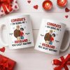 Congrats On Being My Husband, Hearts and Couple Design - Personalized Custom Coffee Mug - CPL1338_MG Congrats On Being My Husband, Hearts and Couple Design - Personalized Custom Coffee Mug - CPL1338_MG