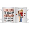 Congrats On Being My Husband Kissing Couple - Anniversary, Vacation, Funny Gift For Couples, Family - Personalized Mug Congrats On Being My Husband Kissing Couple - Anniversary, Vacation, Funny Gift For Couples, Family - Personalized Mug