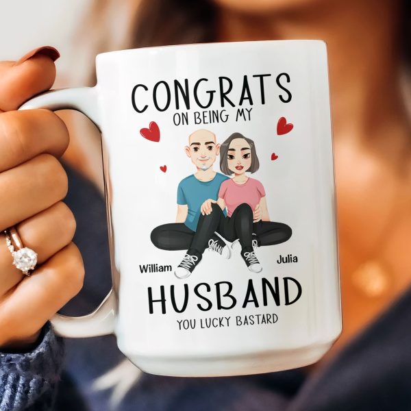 Congrats On Being My Husband New Version - Personalized Mug Congrats On Being My Husband New Version - Personalized Mug