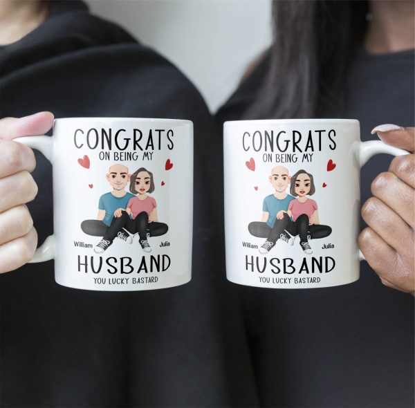 Congrats On Being My Husband New Version - Personalized Mug Congrats On Being My Husband New Version - Personalized Mug