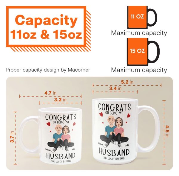 Congrats On Being My Husband New Version - Personalized Mug Congrats On Being My Husband New Version - Personalized Mug