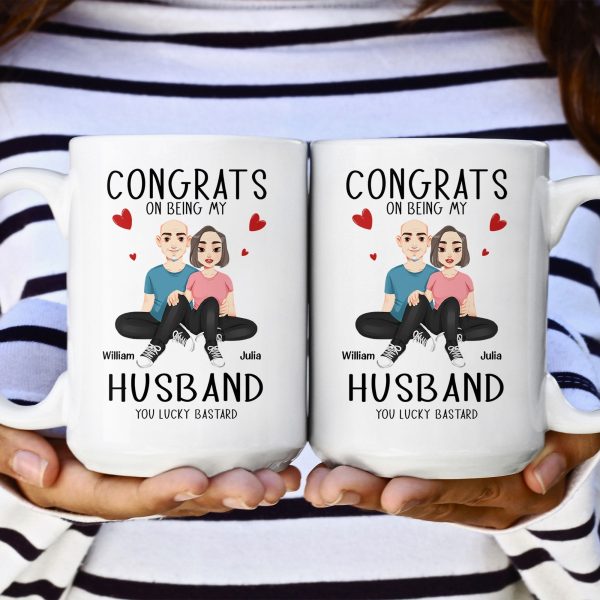 Congrats On Being My Husband New Version - Personalized Mug Congrats On Being My Husband New Version - Personalized Mug