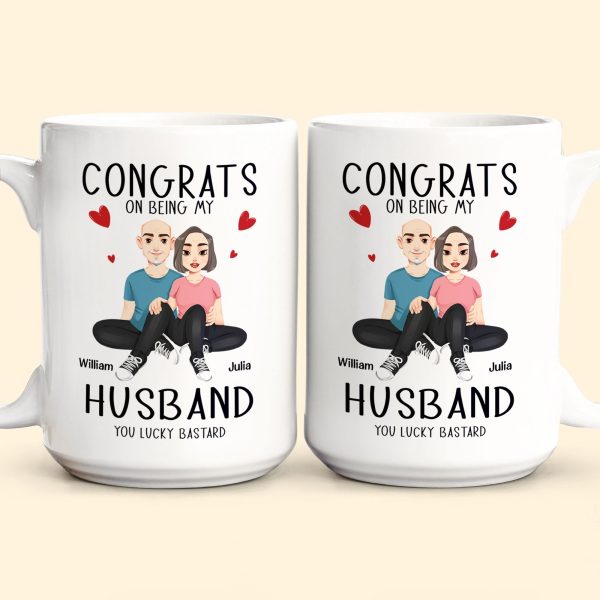 Congrats On Being My Husband New Version - Personalized Mug Congrats On Being My Husband New Version - Personalized Mug