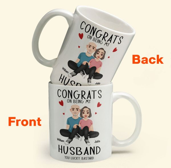 Congrats On Being My Husband New Version - Personalized Mug Congrats On Being My Husband New Version - Personalized Mug