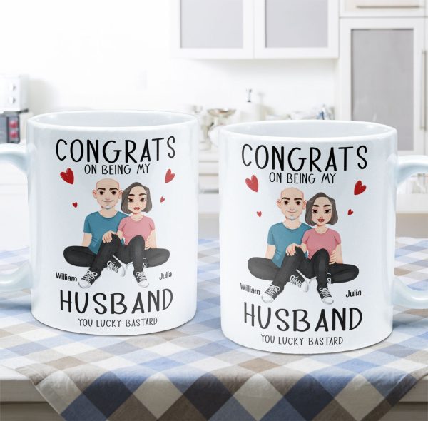 Congrats On Being My Husband New Version - Personalized Mug Congrats On Being My Husband New Version - Personalized Mug