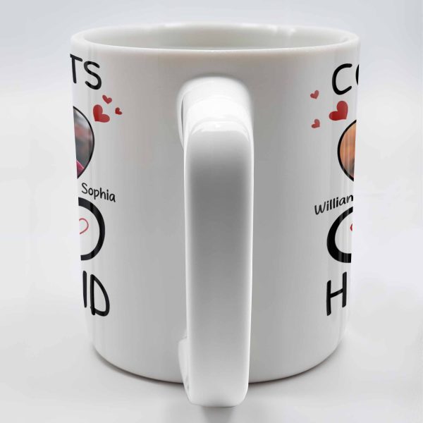 Congrats On Being My Husband With Hearts And Infinite Loop Design - Personalized Custom Coffee Mug - CPL437_MG Congrats On Being My Husband With Hearts And Infinite Loop Design - Personalized Custom Coffee Mug - CPL437_MG