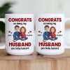 Congrats On Being My Husband You Lucky Bastard - Cartoon Version - Personalized Mug Congrats On Being My Husband You Lucky Bastard - Cartoon Version - Personalized Mug