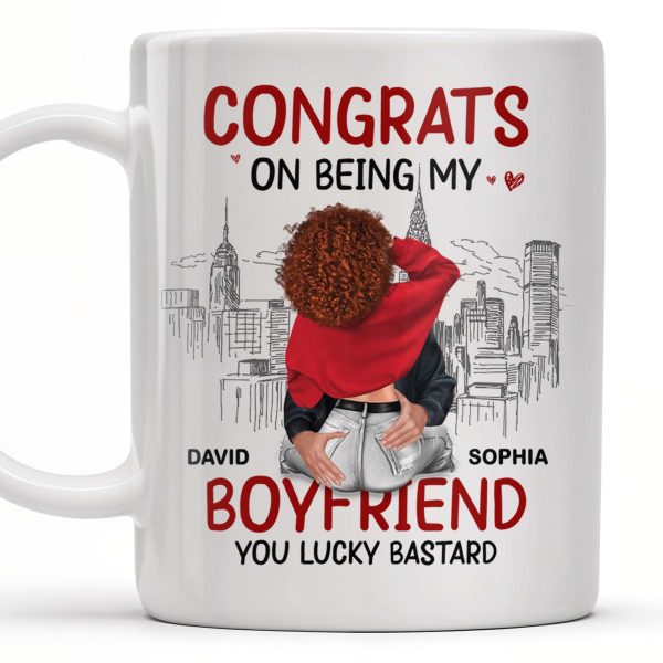 Congrats On Being My Love Cityscape Design - Personalized Custom Coffee Mug - CPL302_MG Congrats On Being My Love Cityscape Design - Personalized Custom Coffee Mug - CPL302_MG