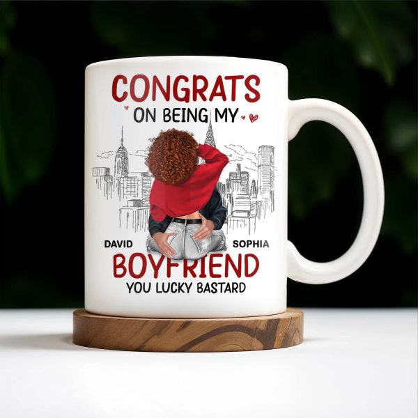 Congrats On Being My Love Cityscape Design - Personalized Custom Coffee Mug - CPL302_MG Congrats On Being My Love Cityscape Design - Personalized Custom Coffee Mug - CPL302_MG