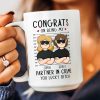 Congrats On Being My Partner In Crime - Personalized Mug Congrats On Being My Partner In Crime - Personalized Mug