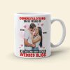 Congratulations On 10 Years Of Wedded Bliss, Funny Custom Couple Photo Coffee Mug, Gift For Couple, Valentine's Gift Congratulations On 10 Years Of Wedded Bliss, Funny Custom Couple Photo Coffee Mug, Gift For Couple, Valentine's Gift