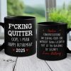 Congratulations On Leaving Your Job - Coworker Personalized Custom Black Mug - Appreciation, Retirement Gift For Coworkers, Work Friends, Colleagues Congratulations On Leaving Your Job - Coworker Personalized Custom Black Mug - Appreciation, Retirement Gift For Coworkers, Work Friends, Colleagues
