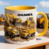 Construction Vehicles Coffee Mug - Personalized Gift For Truckers 06KILU130126 Construction Vehicles Coffee Mug - Personalized Gift For Truckers 06KILU130126
