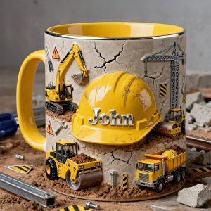 Contruction Worker Coffee Accent Mug - Personalized Gifts For Construction Workers 02hymg311225