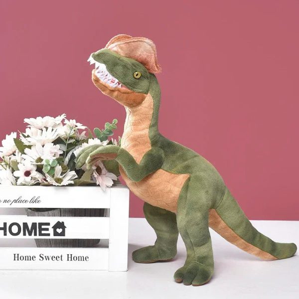 Cool Dilophosaurus Plush Toy - Adorable Double Crested Dinosaur Gift for Kids Cool Dilophosaurus Plush Toy - Adorable Double Crested Dinosaur Gift for Kids