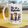 Cool Dog Father - Personalized White Mug- Gift for Pet Owners, Dog Lovers, Dog Dad | CLP15.V2 HH01 Cool Dog Father - Personalized White Mug- Gift for Pet Owners, Dog Lovers, Dog Dad | CLP15.V2 HH01