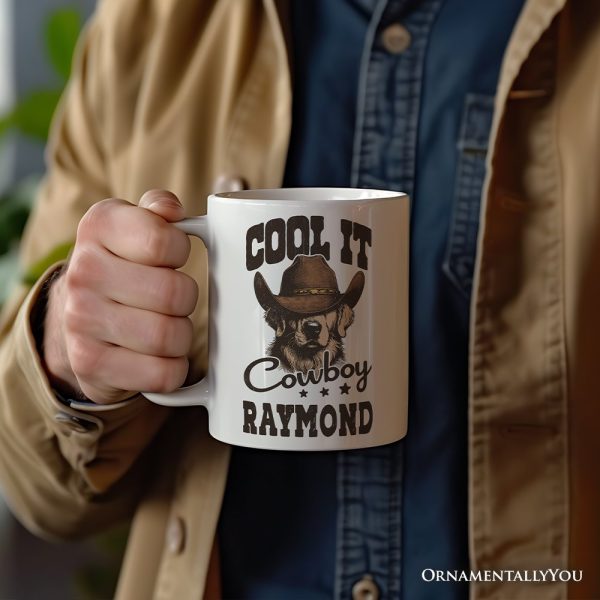 Cool It Cowboy Personalized Mug, Retro Western Golden Retriever Country Lovers Gift With Custom Name Cool It Cowboy Personalized Mug, Retro Western Golden Retriever Country Lovers Gift With Custom Name