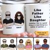 Cool Like Father Like Daughter Personalized Mug Cool Like Father Like Daughter Personalized Mug
