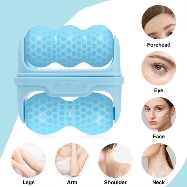 Cool Roller For Face Reusable Double-Head Ice Facial Roller For Glowing & Brightened Complexion Cool Roller For Face Reusable Double-Head Ice Facial Roller For Glowing & Brightened Complexion