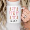 Coquette Bunny Pink Bow Easter Personalized Mug, Cute Girly Bunny Spring Gift with Custom Name Coquette Bunny Pink Bow Easter Personalized Mug, Cute Girly Bunny Spring Gift with Custom Name