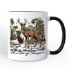 Coquette Hunting Season Personalized Mug, Rustic Wildlife Hunter Gift with Custom Name Coquette Hunting Season Personalized Mug, Rustic Wildlife Hunter Gift with Custom Name