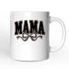 Coquette Leopard Mama Personalized Mug, Retro Bow Varsity Gift with Custom Name Coquette Leopard Mama Personalized Mug, Retro Bow Varsity Gift with Custom Name