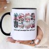 Coquette Pink Christmas Personalized Mug, It's The Most Wonderful Time Of The Year Vintage Gift with Custom Name Coquette Pink Christmas Personalized Mug, It's The Most Wonderful Time Of The Year Vintage Gift with Custom Name