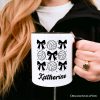 Coquette Volleyball Bows Personalized Mug, Cute Athletic Sports Game Day Gift with Custom Name Coquette Volleyball Bows Personalized Mug, Cute Athletic Sports Game Day Gift with Custom Name