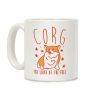 Corg The Land of The Free Corgi Parody Coffee Mug Corg The Land of The Free Corgi Parody Coffee Mug