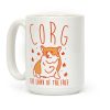Corg The Land of The Free Corgi Parody Coffee Mug Corg The Land of The Free Corgi Parody Coffee Mug