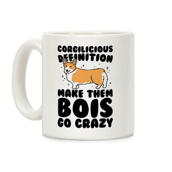 Corgilicious Parody Coffee Mug Corgilicious Parody Coffee Mug