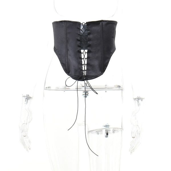 Corset Lace Strap Sleeveless Mini Dresses Corset Lace Strap Sleeveless Mini Dresses