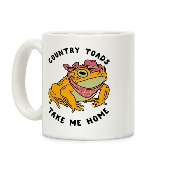 Country Toads Take Me Home Coffee Mug Country Toads Take Me Home Coffee Mug