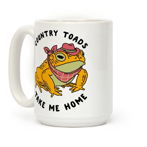 Country Toads Take Me Home Coffee Mug Country Toads Take Me Home Coffee Mug