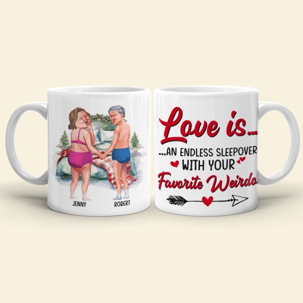 Couple, An Endless Sleepover, Personalized Coffee Mug, Christmas Gifts For Couple Couple, An Endless Sleepover, Personalized Coffee Mug, Christmas Gifts For Couple