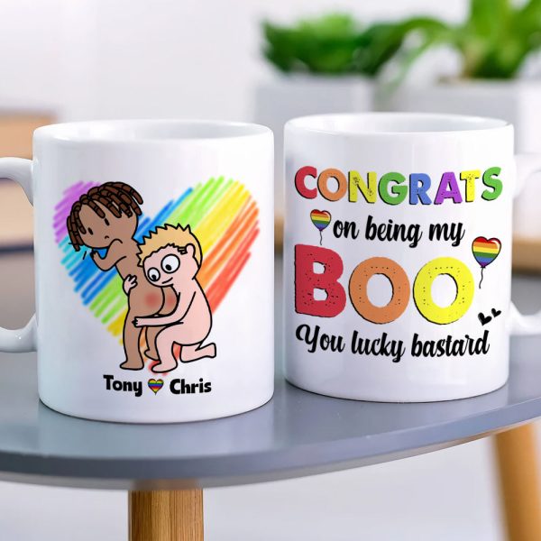 Couple Congrats On Being My Boo 01htpo090623hh Personalized Coffee Mug Couple Congrats On Being My Boo 01htpo090623hh Personalized Coffee Mug