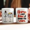 Couple, Damn I Just Love Seeing You Cum, Personalized Mug, Gift For Couple Couple, Damn I Just Love Seeing You Cum, Personalized Mug, Gift For Couple