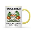 Couple Gift Together Until We Croak Frog Couple Anniversary Gift Personalized Mug Couple Gift Together Until We Croak Frog Couple Anniversary Gift Personalized Mug