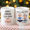 Couple Happily Annoying Each Other Since - Personalized Mug Couple Happily Annoying Each Other Since - Personalized Mug