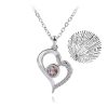 Couple Heart Necklace Symbol of Love