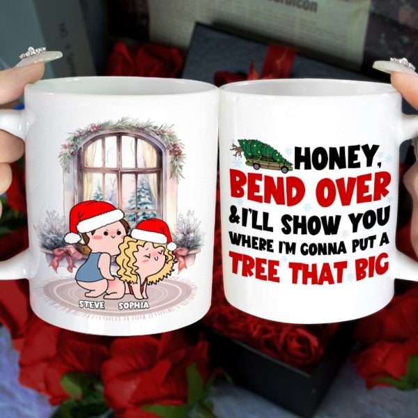 Couple, Honey, Bend Over, Personalized Coffee Mug, Christmas Gifts For Couple, 03HTPO081123HH Couple, Honey, Bend Over, Personalized Coffee Mug, Christmas Gifts For Couple, 03HTPO081123HH
