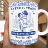 Couple Hotter Than This Coffee Toile De Jouy Pattern - Personalized White Edge-to-Edge Mug Couple Hotter Than This Coffee Toile De Jouy Pattern - Personalized White Edge-to-Edge Mug