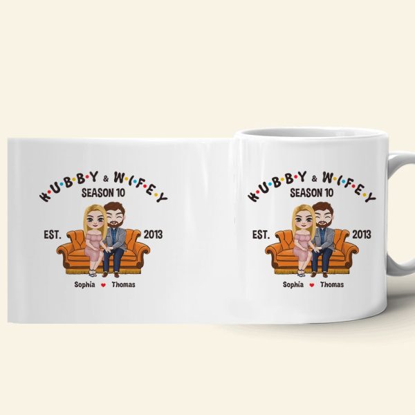 Couple, Hubby And Wifey, Personalized Mug, Gift For Couple, 02NADT130723HH Couple, Hubby And Wifey, Personalized Mug, Gift For Couple, 02NADT130723HH