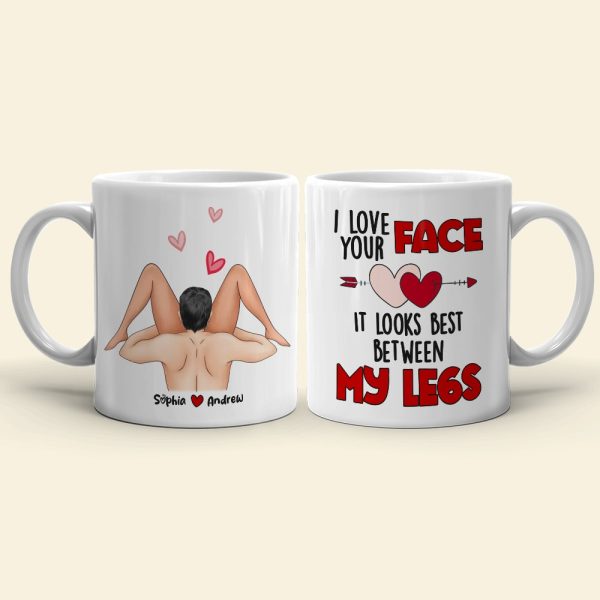 Couple, I Love Your Face, Personalized Mug, Couple Mug Couple, I Love Your Face, Personalized Mug, Couple Mug