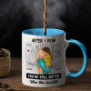 Couple Kissing After Years Hotter Than This Chocolate - Personalized Accent Mug Couple Kissing After Years Hotter Than This Chocolate - Personalized Accent Mug