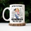 Couple Kissing After Years Hotter Than This Coffee - Gift For Couples - Personalized Mug Couple Kissing After Years Hotter Than This Coffee - Gift For Couples - Personalized Mug