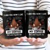 Couple Kissing I Like My Coffee Hot & Inside Me - Gift For Couples - Personalized Mug Couple Kissing I Like My Coffee Hot & Inside Me - Gift For Couples - Personalized Mug