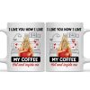 Couple Kissing I Like My Coffee Hot & Inside Me - Gift For Couples - Personalized Mug Couple Kissing I Like My Coffee Hot & Inside Me - Gift For Couples - Personalized Mug